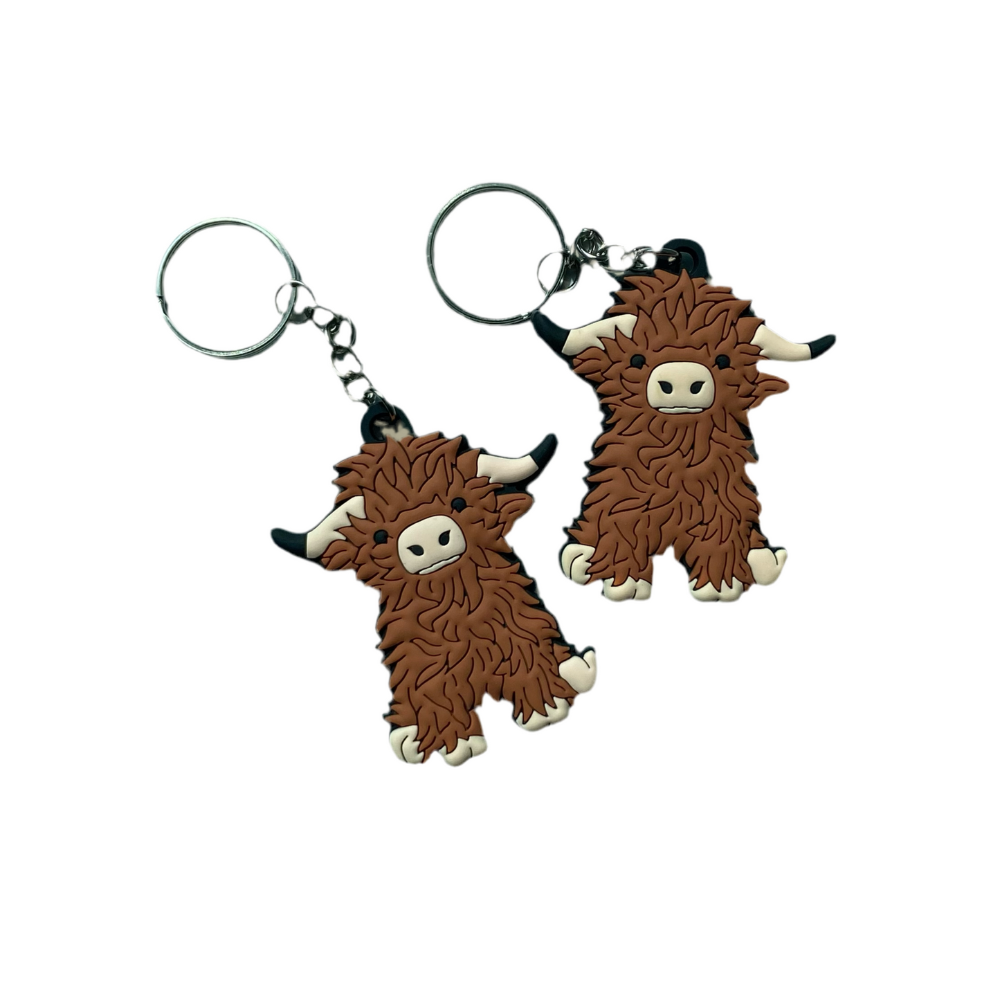 Highland Cow Keychain