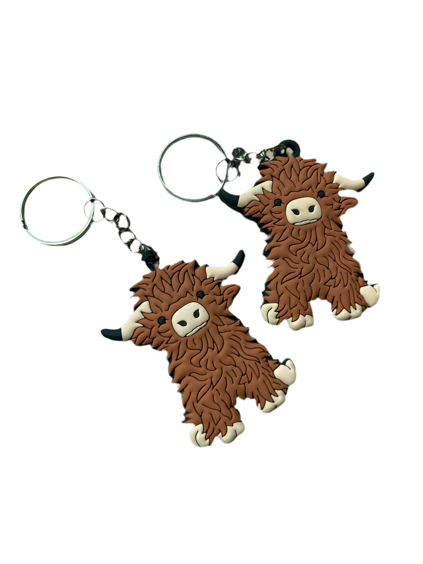 Highland Cow Keychain