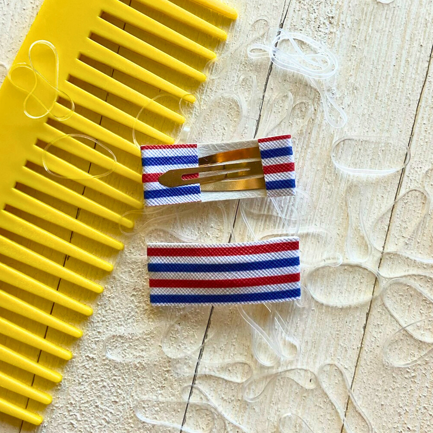 Patriot Snap Hair Clips