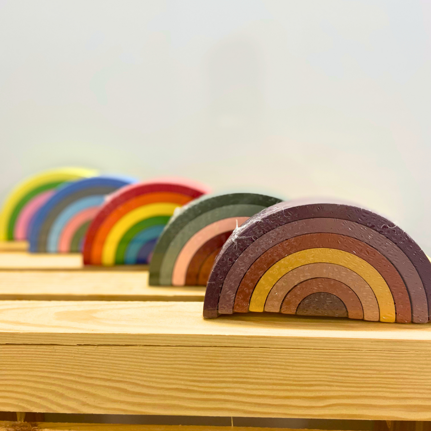 Wooden Stacking Rainbow