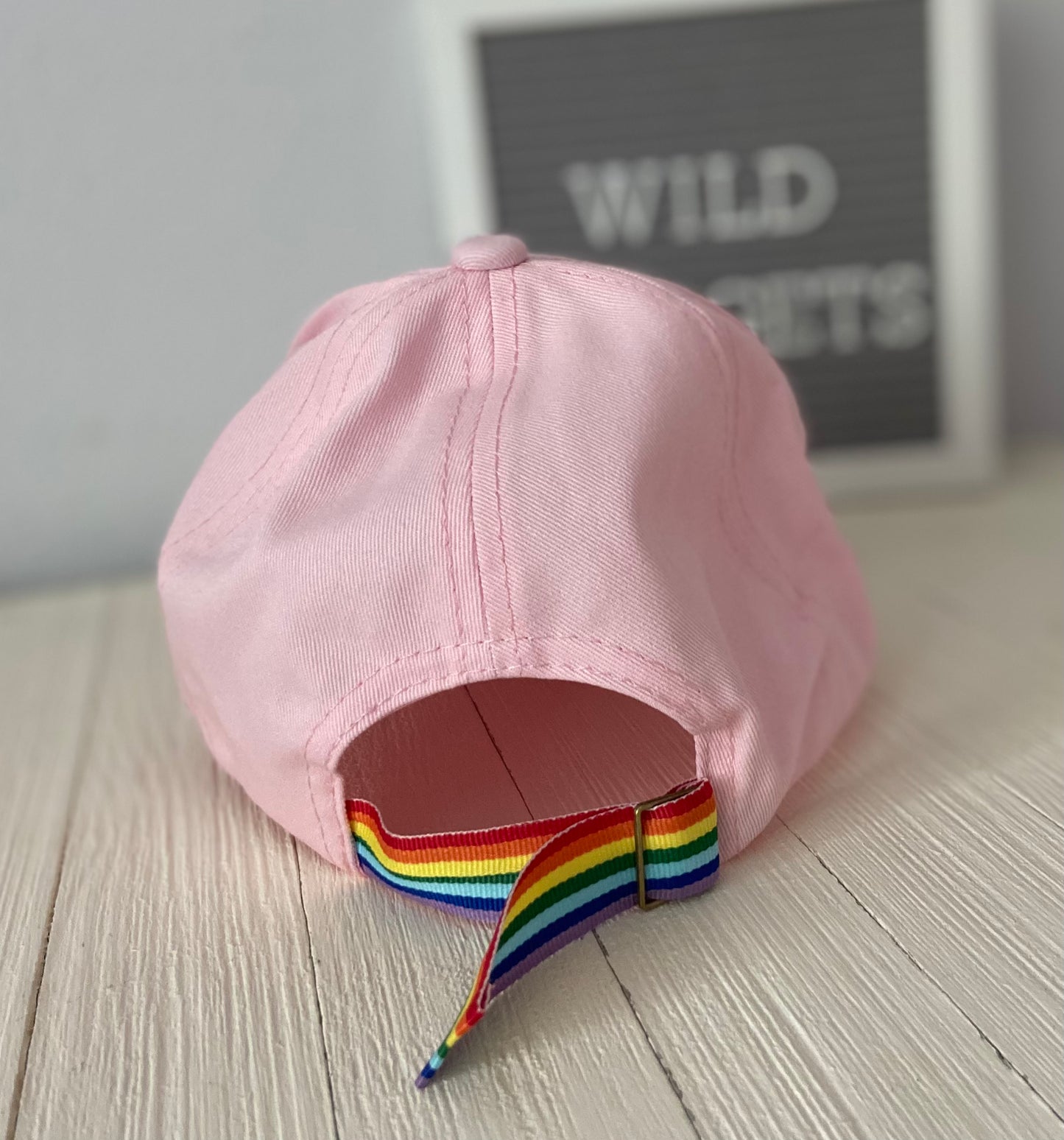 Pink Rainbow Hat